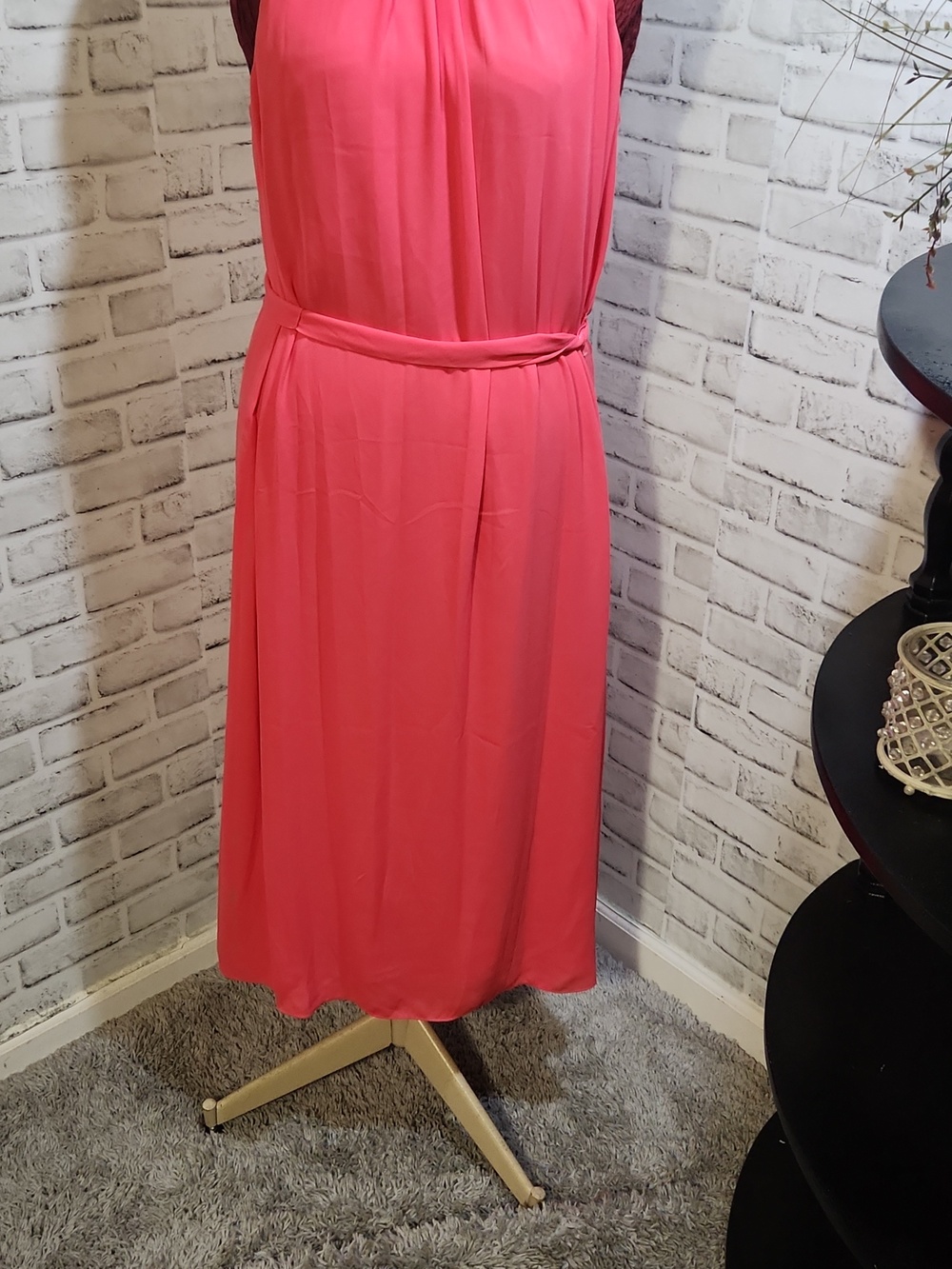 Antonio Melani Women’s Coral Halter Dress SZ M